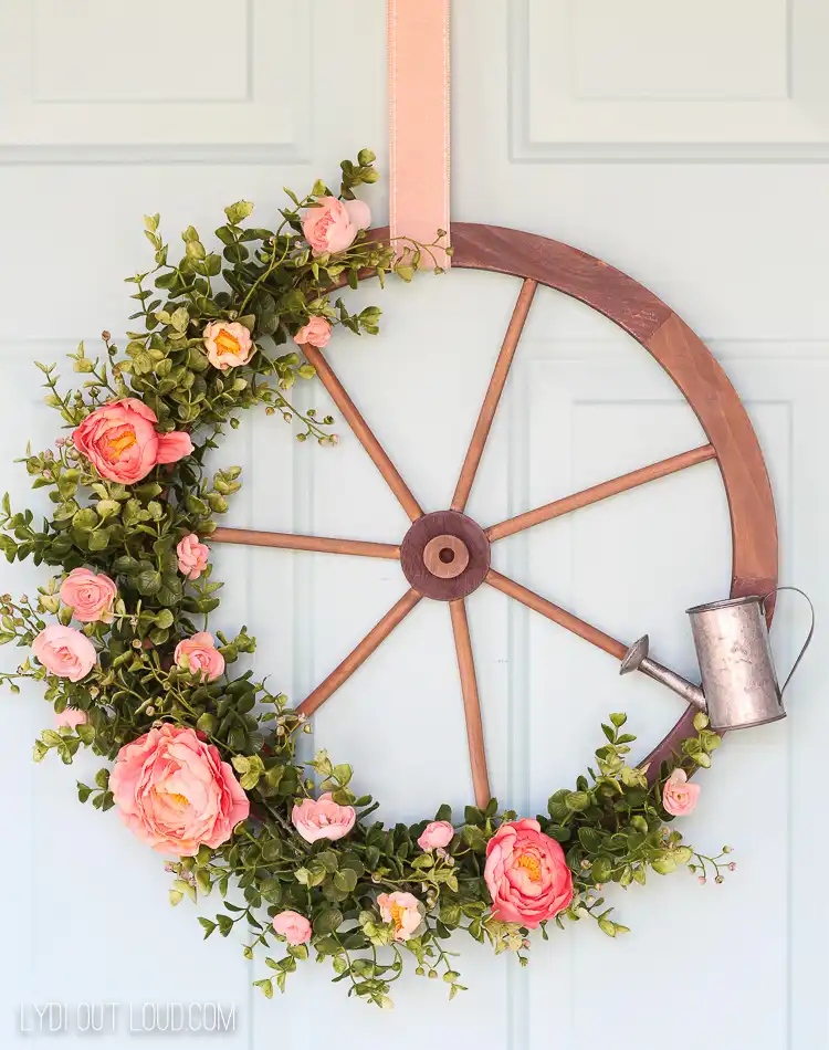 Wild Wagon Wheel Wreath