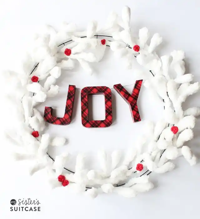 Winter Wood Joy Sign