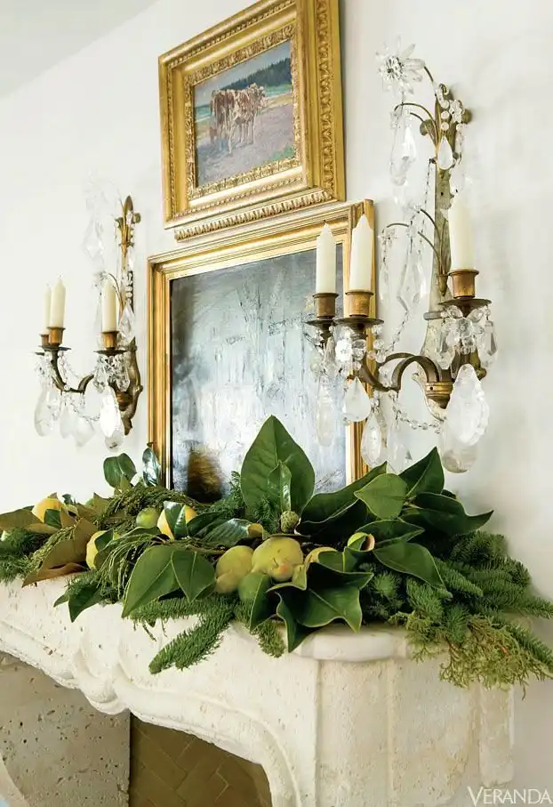 Winter christmas decor