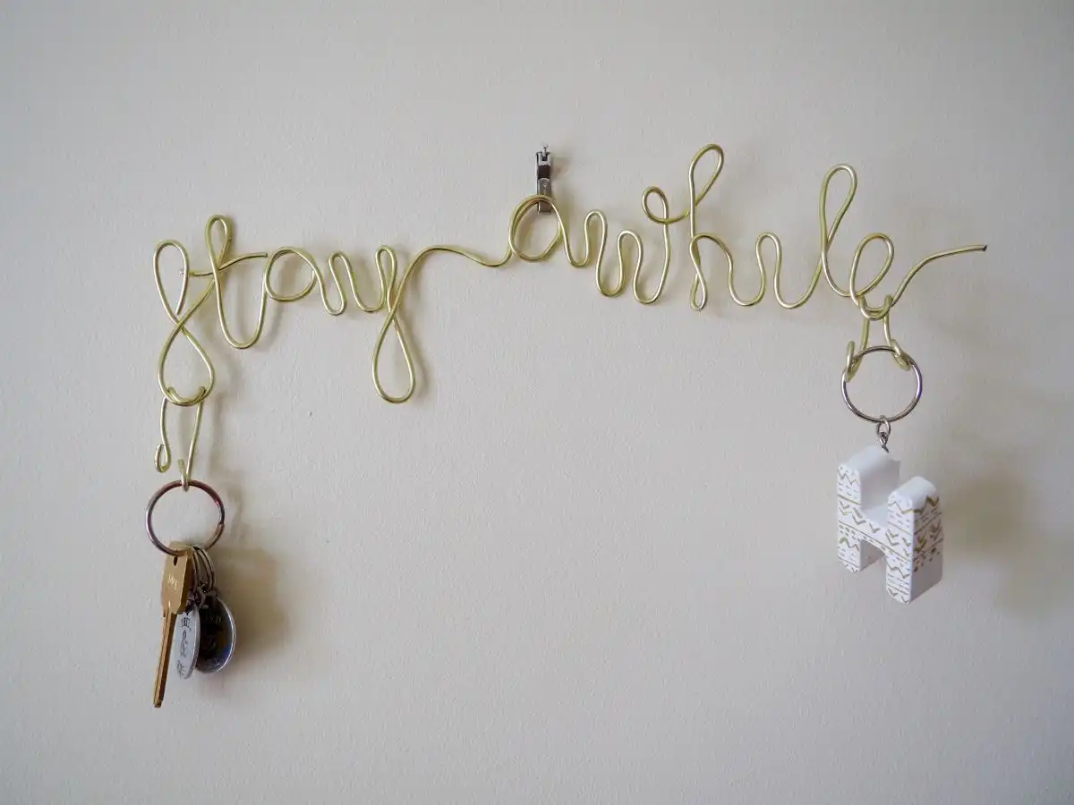 Wire Key Holder DIY