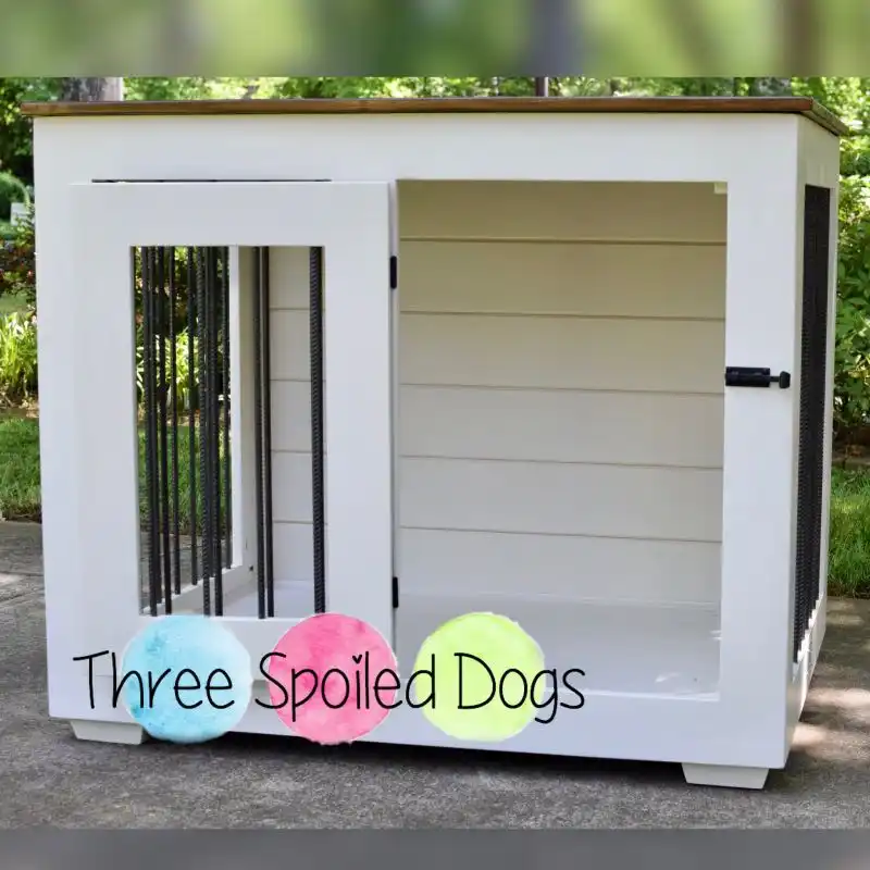 Wood crate for large dog