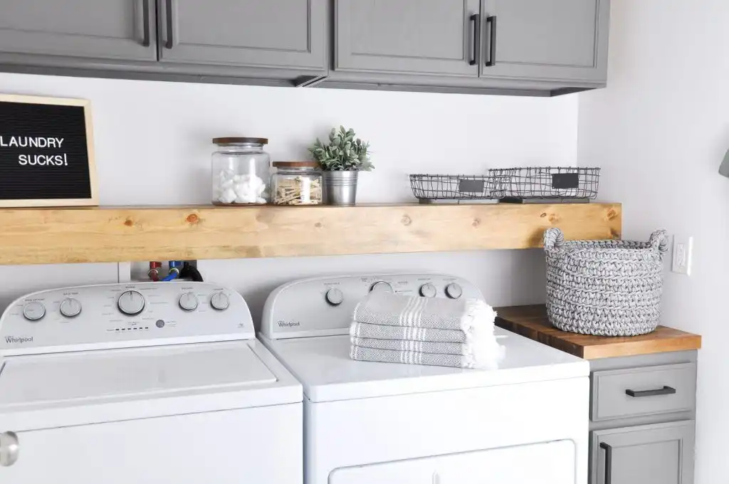 Wood shelf for storage