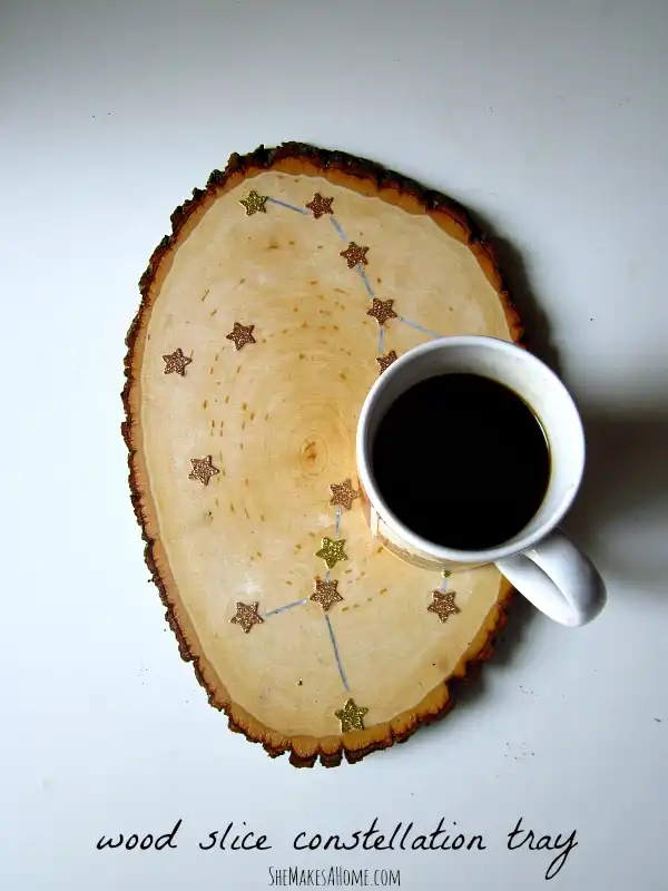 Wood slice try constellation