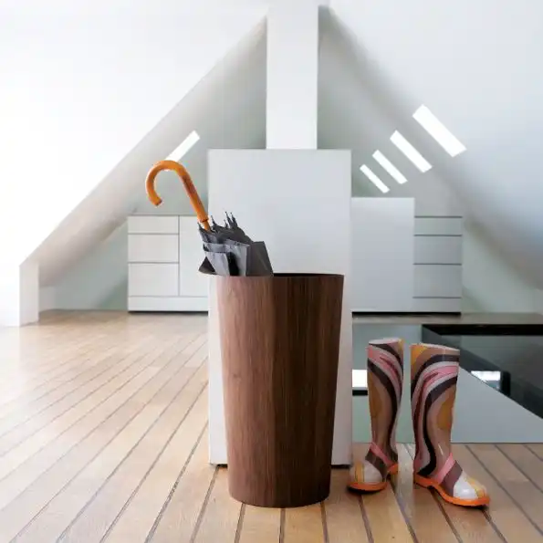 Wooden umbrella stand