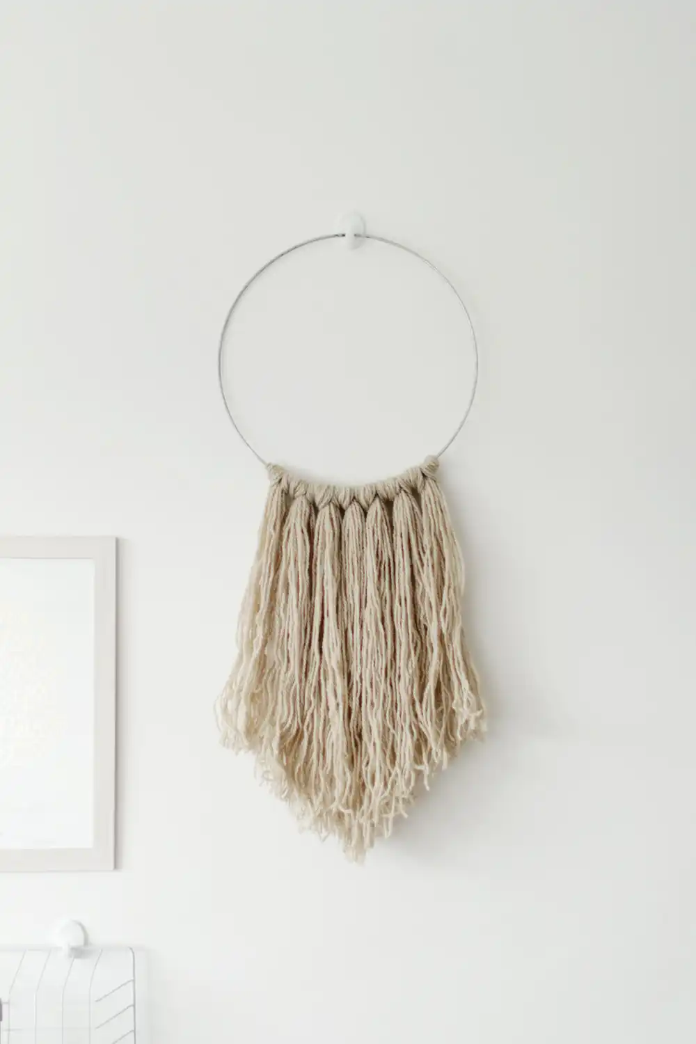 Yarn Fringe Wall Hanging