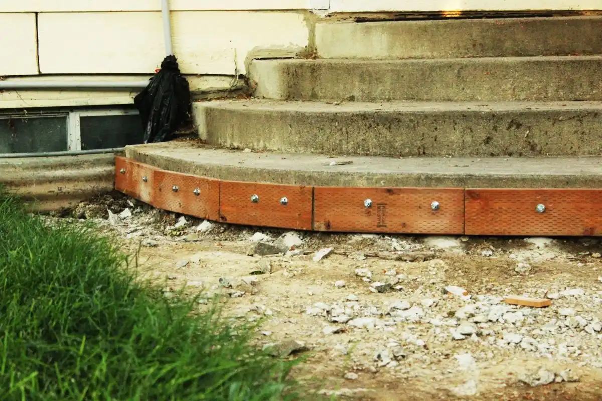 How to Mount a Deck Frame to Concrete Foundation 26