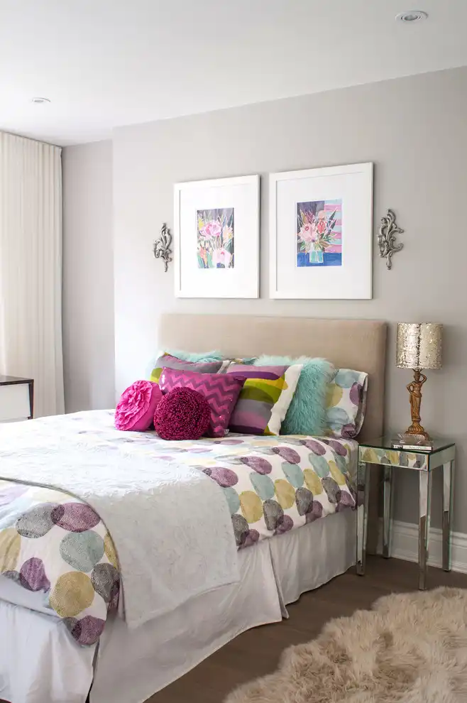 Youthful Romance Taupe Bedroom