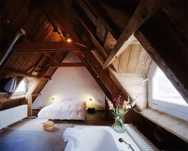 Adorable attic bedroom