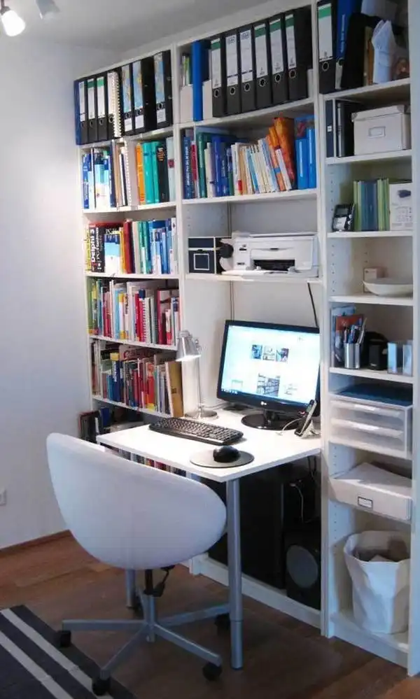 Alluring desk bookcase