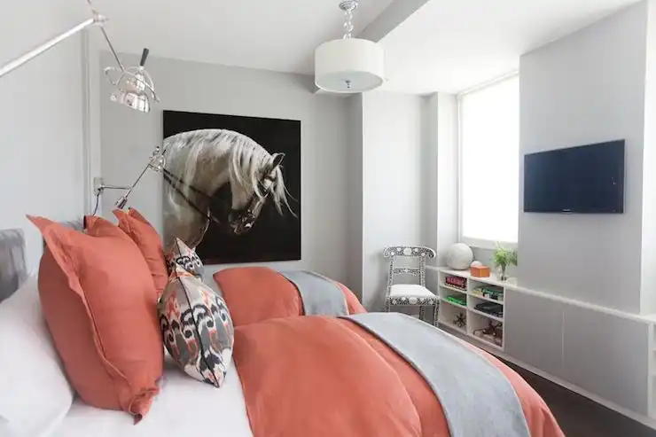 Another ecletic bedroom for two