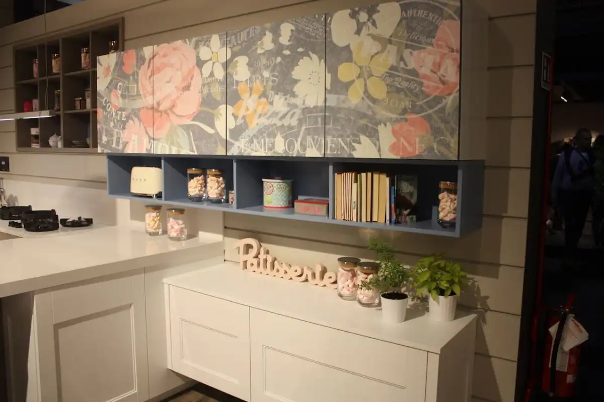 Arrex cucine corner cabinet colorful