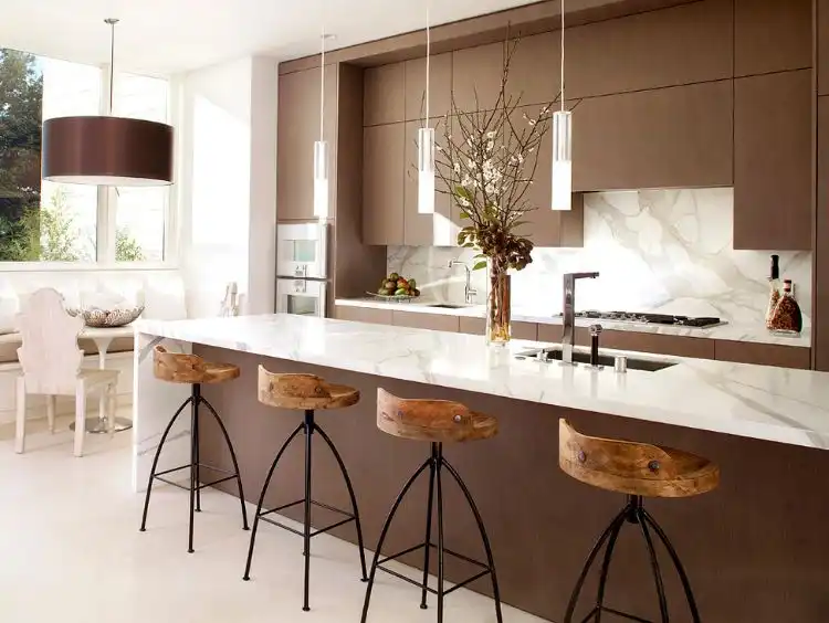 Arterious wooden bar stool