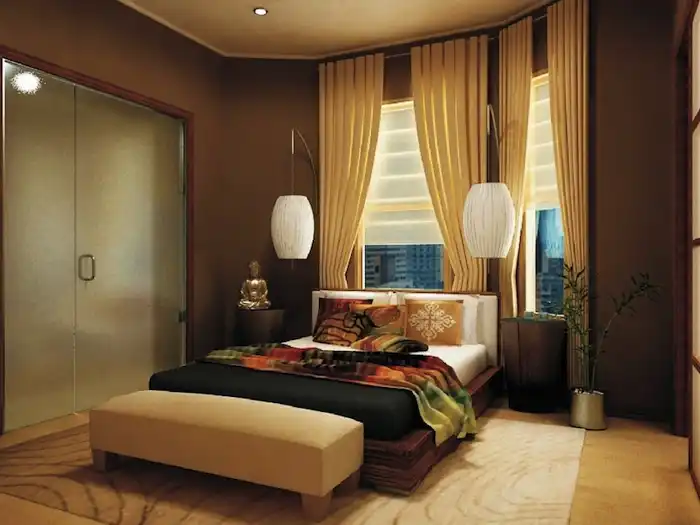 Asian bedroom design