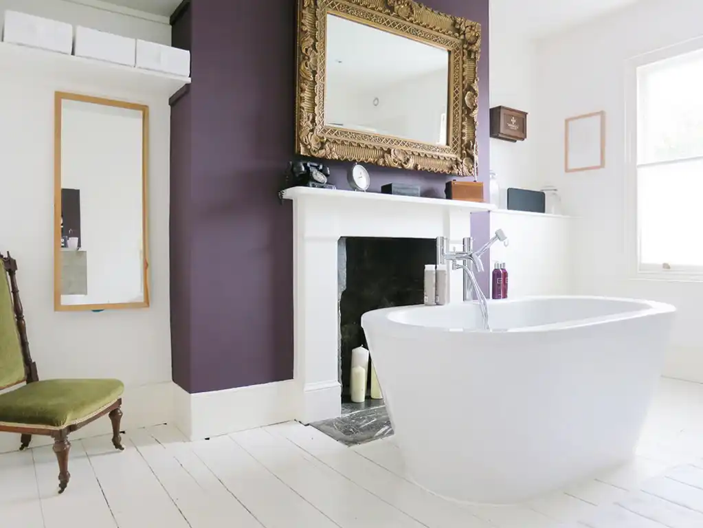 aubergine pairs with rich golden tones beautifully