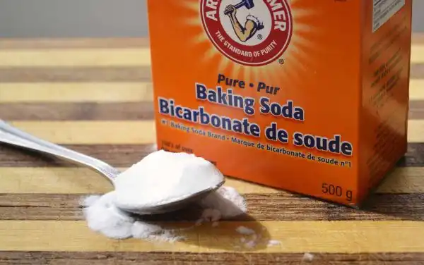 Baking soda collage