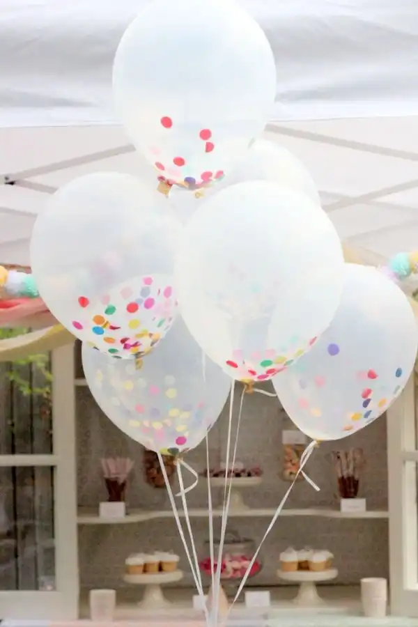 Ballon conffeti