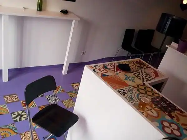 Bar patchwork tiles
