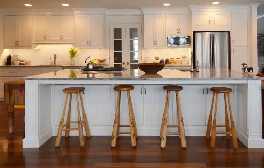 Baseball bats stool for counter