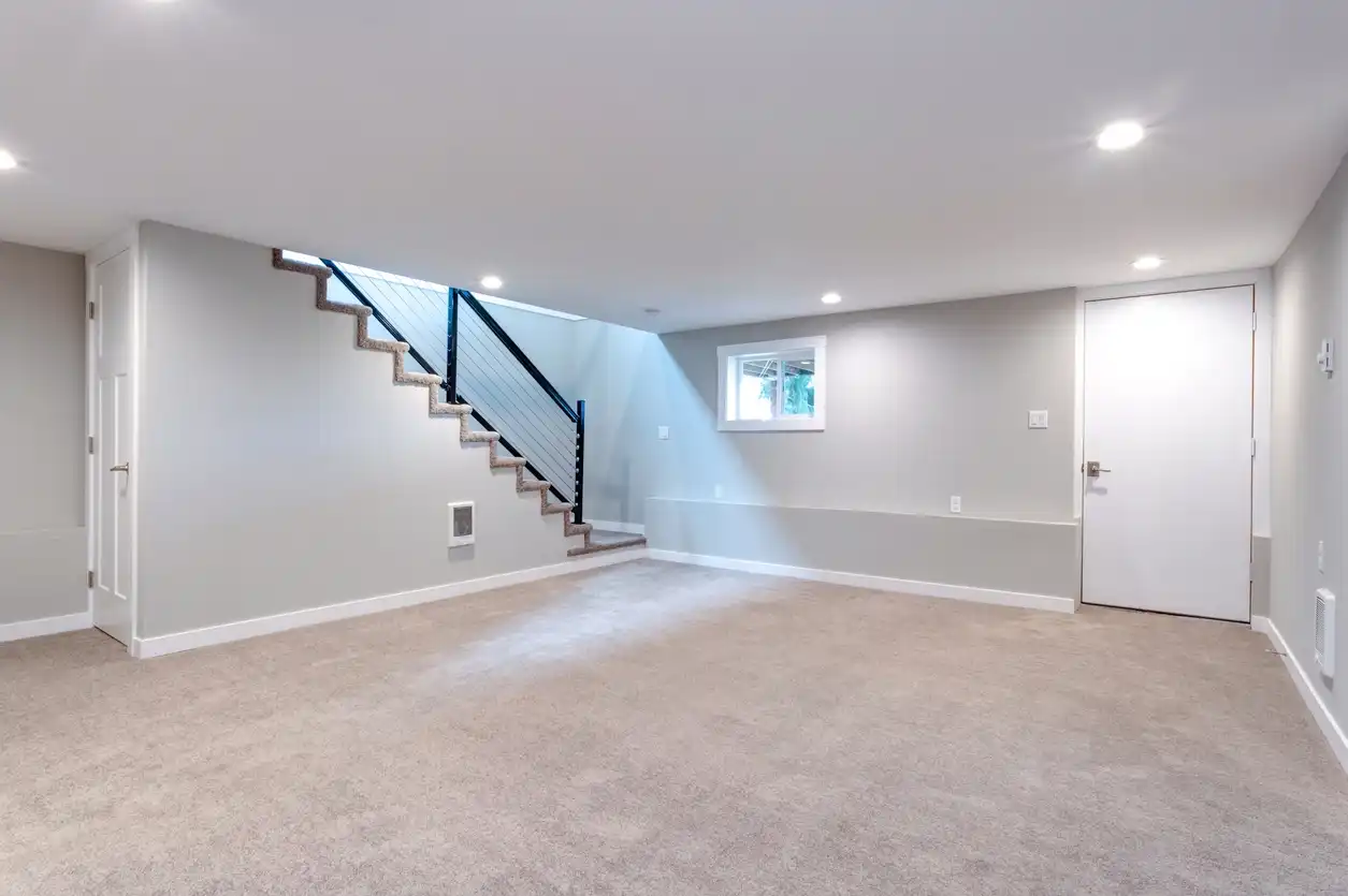 Basment carpet tiles