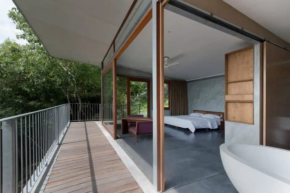 Bedroom view balcony