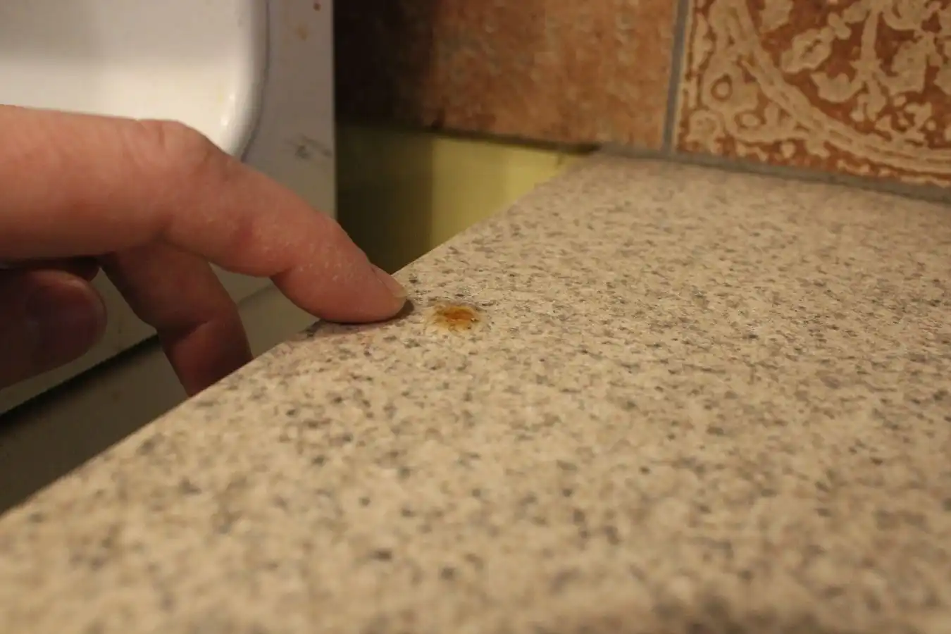 Before kitchen countertop