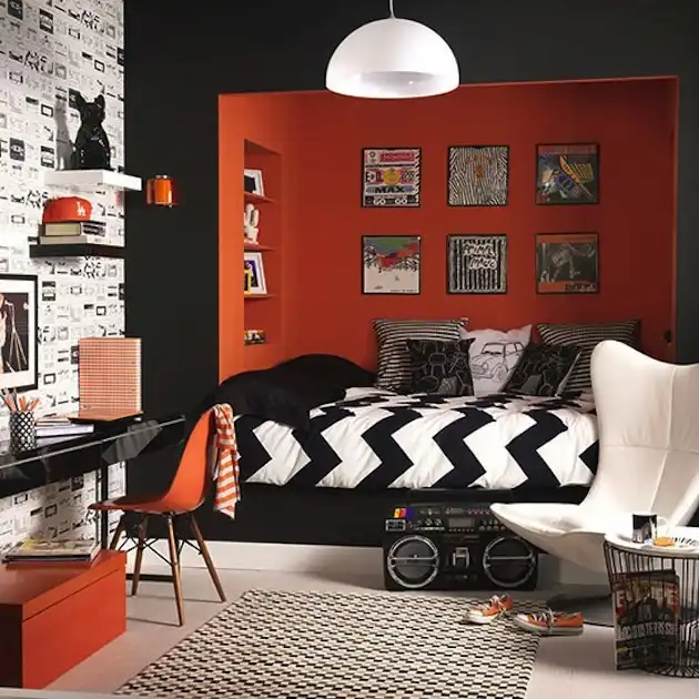 Black and dramatic
