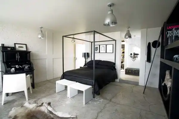 Black furniture instead walls