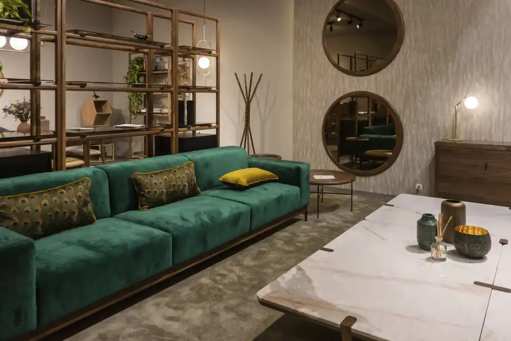 Bowie sofa in green emerald