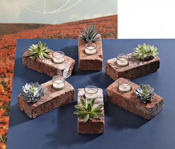 Brick planter