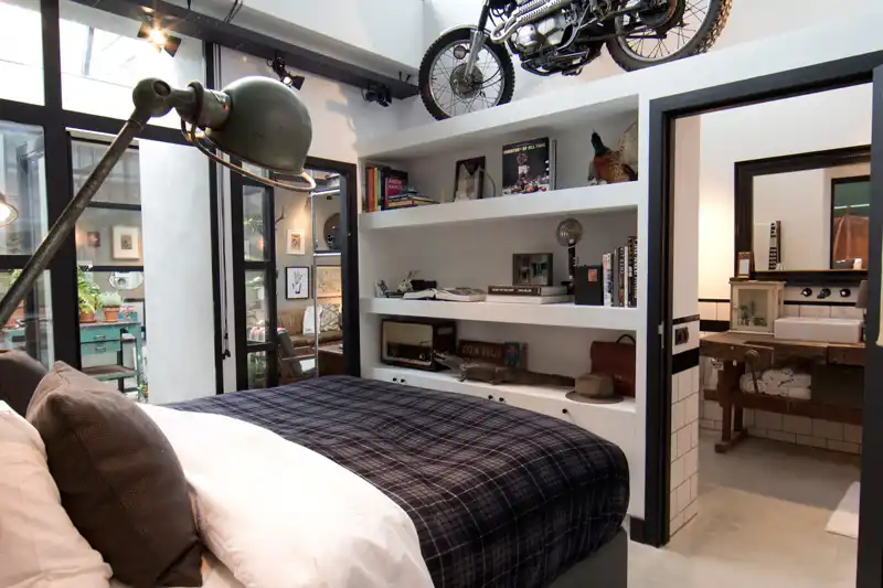 Bricks amsterdarm garage loft bathroom bedroom