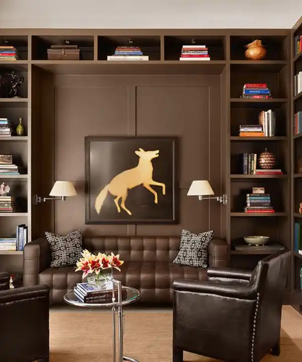 Built in home library