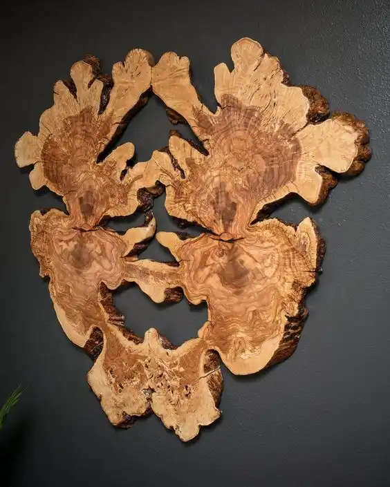Burl wood wall art