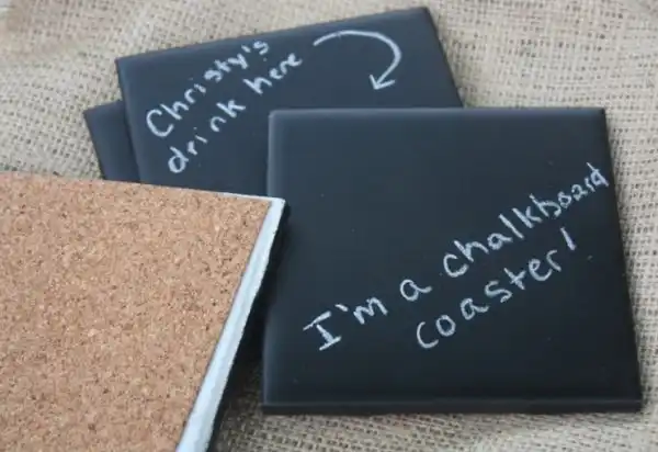 Calckboard coasters