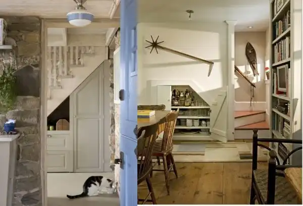 Cbinets with doors understairs