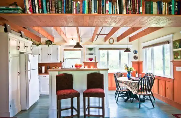 Ceiling books storage1