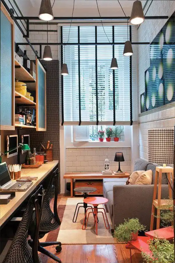 Ceiling lighting small space