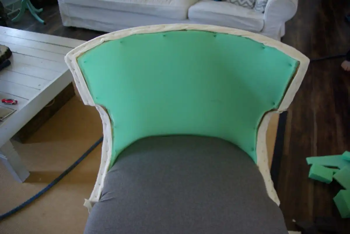 Chair reupholster how to 6
