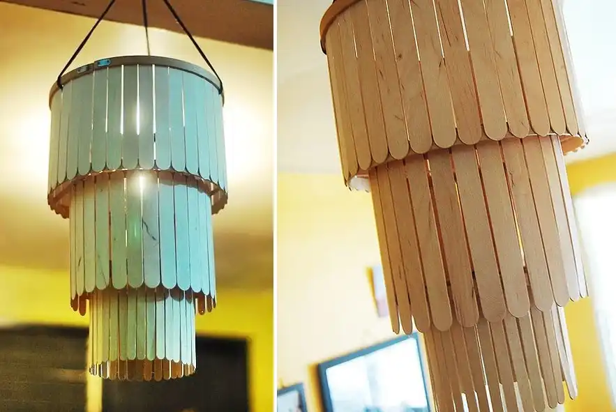 chandelier popsicle sticks