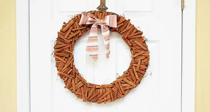 cinnamon stick wreath