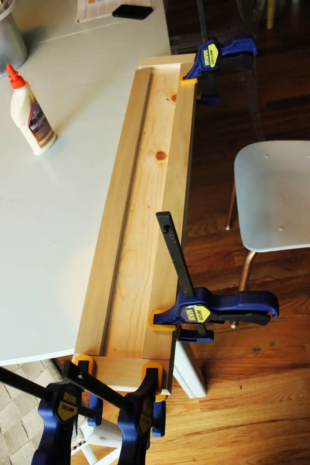 Clamp in place