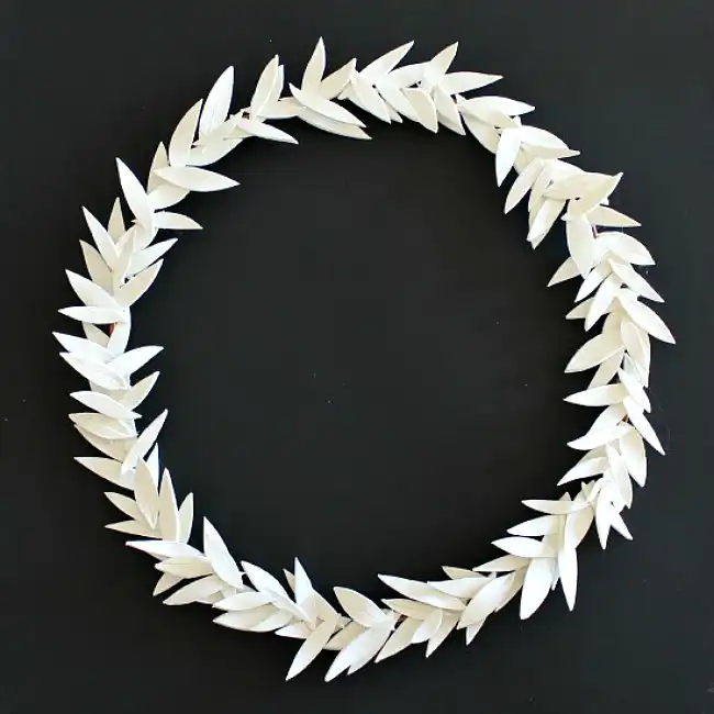 Clay Olive Leaf Fall Wreath