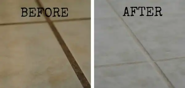 Cleaning vinegar before after