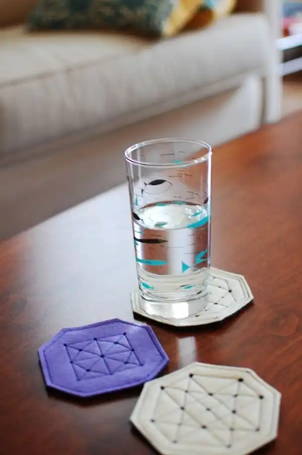 Coaster diy felt