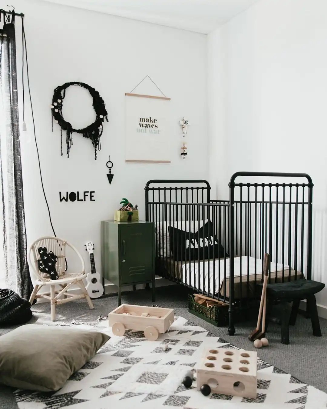 Color texture nursery room
