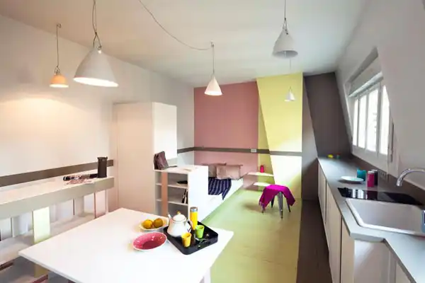 Colorful small apartment