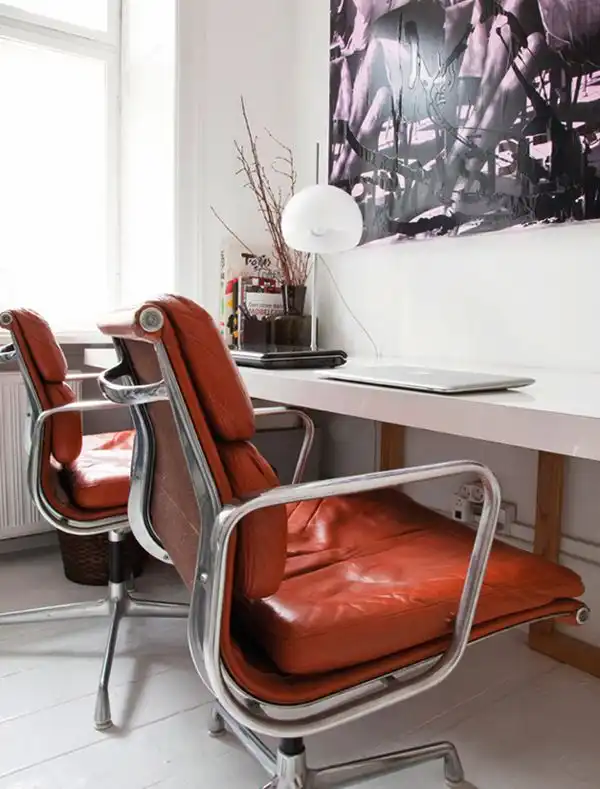 Comfortable leather office chair