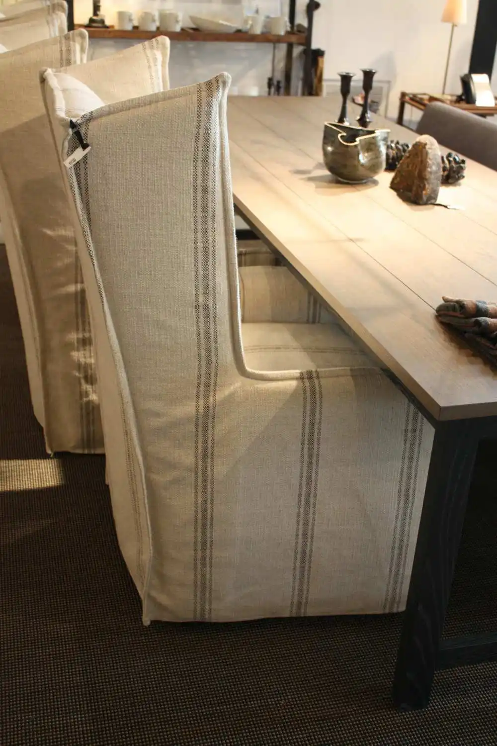 Country decor is a striped pattern