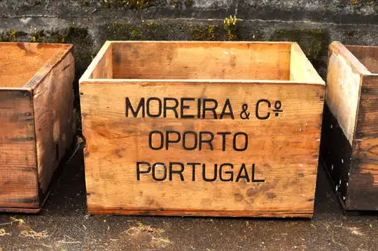 Planter From A Wooden Crate
