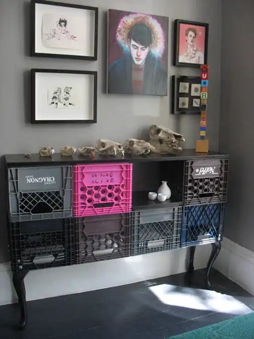 10 Ingenious Ways To Turn Milk Crates Into Furniture