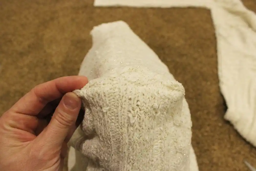 create this type of corner for the pillow